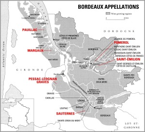 bordeaux-wine-regions-map - Everything Dordogne